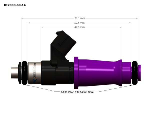 V1 T1 Rails Injector Dynamics 2000cc
