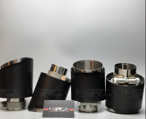 Carbon fibre exhaust tips